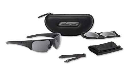 ESS - Ballistic Glasses Crowbar Subdued Logo Kit - Clear / Smoke Gray - EE9019-01