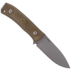 LionSteel Bushcraft Green Canvas Micarta Knife (M4 CVG)