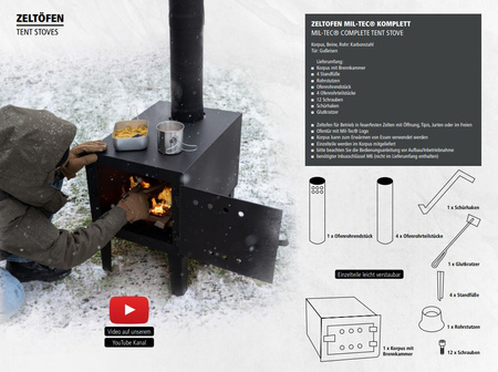 Tent stove - military - Mil-Tec