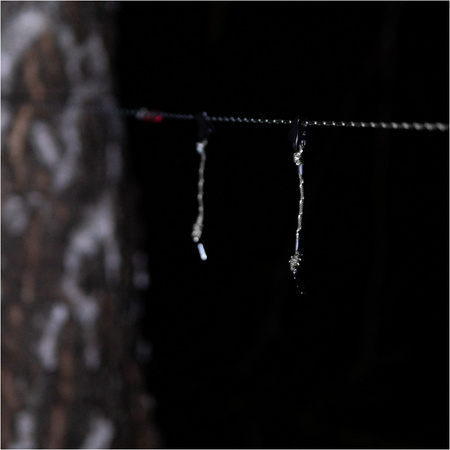 TigerWood - Reflective silk long slings - black