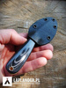 Brisa Necker 70 F knife - Black Micarta - Kydex scabbard