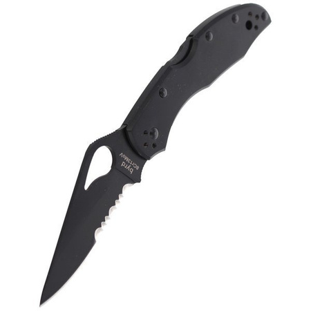 Spyderco Byrd Meadowlark 2 Stainless Black Blade Combination Folding Knife (BY04BKPS2)