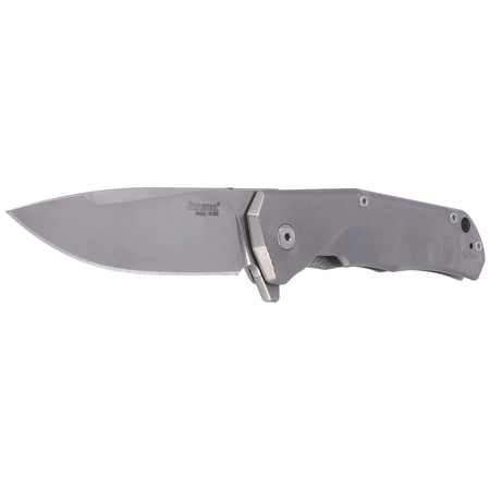 LionSteel T folding knife.R.E., Titanium, Stonewash M390 by Molletta (TRE BL)