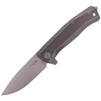 LionSteel Myto Bronze Titanium / Satin Blade Folding Knife (MT01 BR)