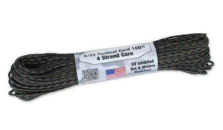 Atwood Rope - Tactical Cord 3/32 - 2.2mm - Forest Camo - 30.48m