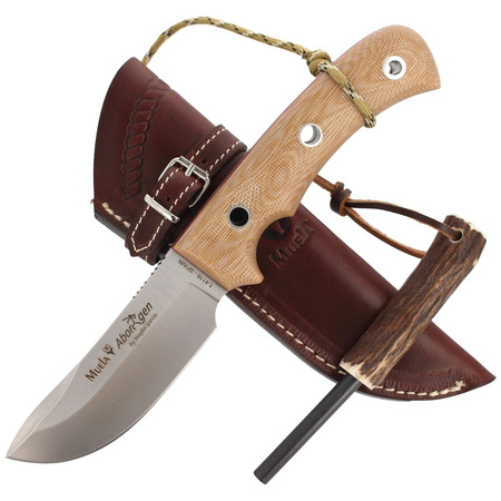 Muela Bushcraft Micarta Knife 120mm (ABORIGEN-12D)