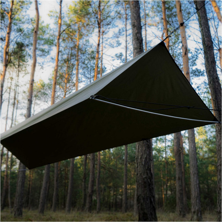 TigerWood - Tarp Żak 3.4x1.6 m with frame - Olive