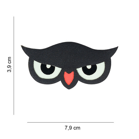 101INC - Luminous patch - Laser Cut Patch Owl Eyes glow in the dark