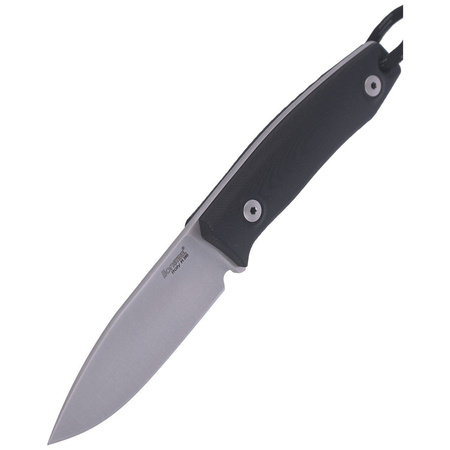 LionSteel Bushcraft G10 Black / Satin Blade knife (M1 GBK)