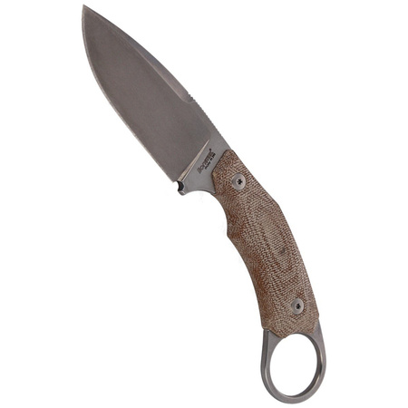 LionSteel H2 Karambit Canvas Natural, Stone Washed Blade (H2 CVN) Knife