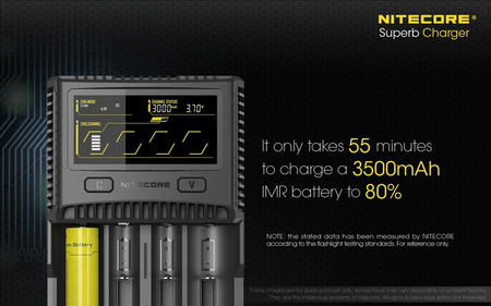 Battery charger - Nitecore SC4