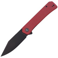 CIVIVI Relic Burgundy G10 knife, Black Stonewashed (C20077B-2)