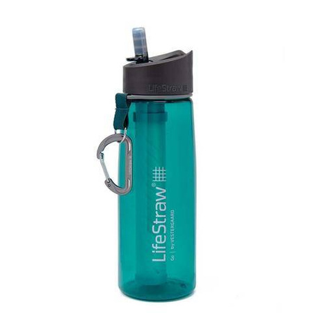 LifeStraw Go 0.65L 2-stage filtration water bottle - Dark Teal