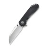 Civivi Elementum Wharncliffe Black G10, Satin Nitro-V Folding Knife (C18062AF-1)