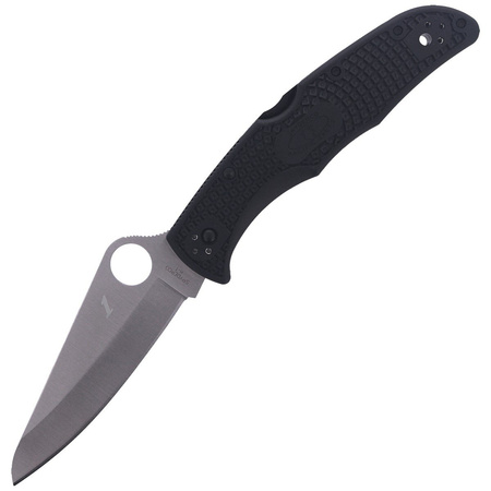 Spyderco Pacific Salt 2 Black FRN Plain Folding Knife (C91PBK2)