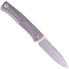 LionSteel Thrill Grey Titanium, Satin M390 folding knife by Molletta (TL GY)