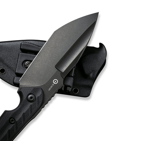 Civivi Knife Maxwell Black G10, Black Stonewashed D2 by Maciej Torbé (C21040-1)