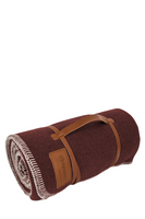 Sheep's Wool Blanket 150x200cm Petromax Dark Red