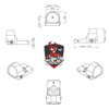 Vector Optics - Frenzy 1x22x26 MOS open collimator - MRS - SCRD-M36