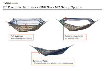 DD Hammocks Frontline XL King Size hammock - MC