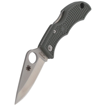 Spyderco Ladybug 3 Foliage Green FRN Plain Folding Knife - LFGP3