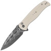 Civivi Incindie Ivory G10 Folding Knife, Damascus (C23053-DS1)
