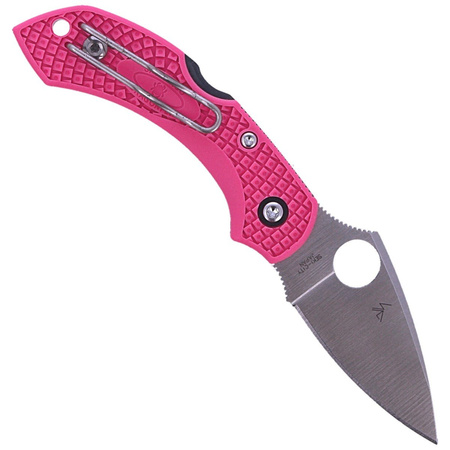 Spyderco Dragonfly 2 FRN Pink S30V Plain Folding Knife (C28FPPNS30V2)