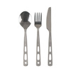 Steel hiking cutlery - Lifeventure Camping Cutlery Set