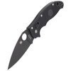 Spyderco Manix 2 Lightweight Black Blade Plain Folding Knife - C101PBBK2