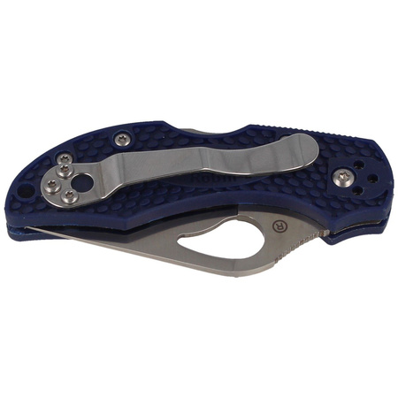 Spyderco Byrd Robin 2 FRN Blue Plain Folding Knife (BY10PBL2)