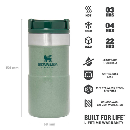 Stanley NEVERLEAK 0.25L thermal mug - green