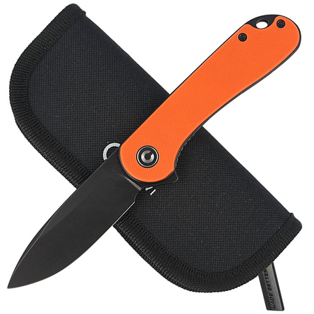 CIVIVI Elementum Flipper Orange G10, Black Stonewashed (C907Y) knife