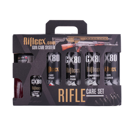 RifleCX - Rifle Set of long gun cleaning products - 9 items - 90981