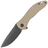 Civivi Synergy3 Tan G10 knife, Black Stonewashed Nitro-V by Jim O'Young (C20075D-2)