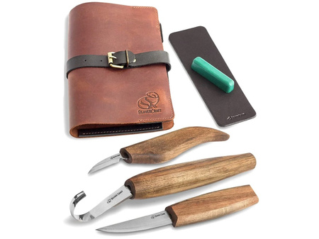 Carving Knife Set - BeaverCraft S13X - Limited Edition Wood Carving Tool Set