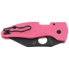 Spyderco MicroJimbo Sprint Run Pink G10, Black CPM S30V Folding Knife by Michael Janich (C264GPNBKP)