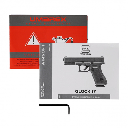 Glock - Glock 17 gen 5 replica ASG pistol. 6 mm green gas