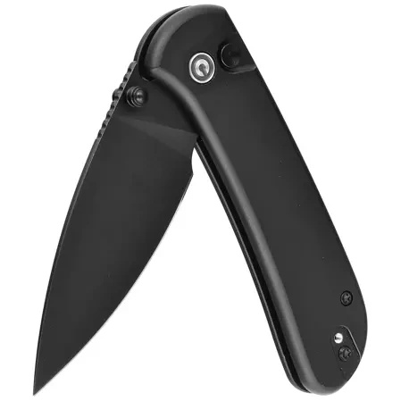 Civivi Qubit Black Aluminum, Black Stonewashed 14C28N Knife (C22030E-1)