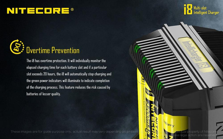 Battery charger - Nitecore i8 EU