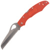 Spyderco Byrd Cara Cara 2 Rescue FRN Orange folding knife (BY17SOR2)