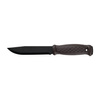 Morakniv - Garberg Grand Black Blade (C) brown knife with leather scabbard