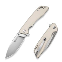Sencut Stratex Ivory G10, Satin 9Cr18MoV Folding Knife (S25055-2)
