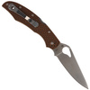 Spyderco Byrd Cara Cara 2 FRN Brown Plain Folding Knife - BY03PBN2