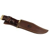 Muela Buffalo-17R Red Pakka Wood knife, Satin X50CrMoV15