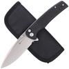 Sencut Sachse Black Micarta, Satin 9Cr18MoV Folding Knife (S21007-1)