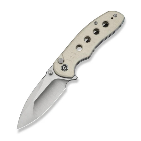 Civivi Triptych Ivory G10 Folding Knife, Satin 14C28N (C23085B-2)
