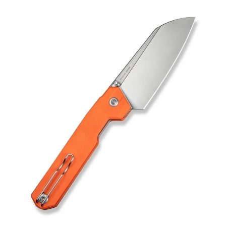 Civivi Hid Orange G10 Folding Knife, Satin 14C28N by Ostap Hel (C23008-4)