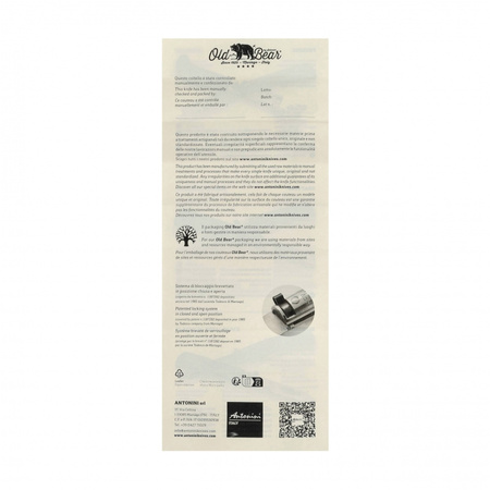 Antonini Old Bear Total Black Combo Folding Knife 190 mm black