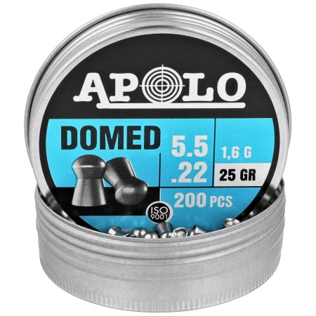 Apolo - Domed 5.5 mm shot, 200 rounds. 1.6g/25.0gr (19918)