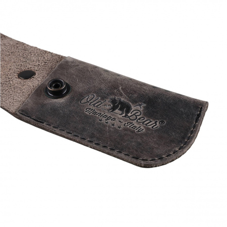 Antonini Old Bear Leather Sheath S/M 125 mm knife case - anthracite
